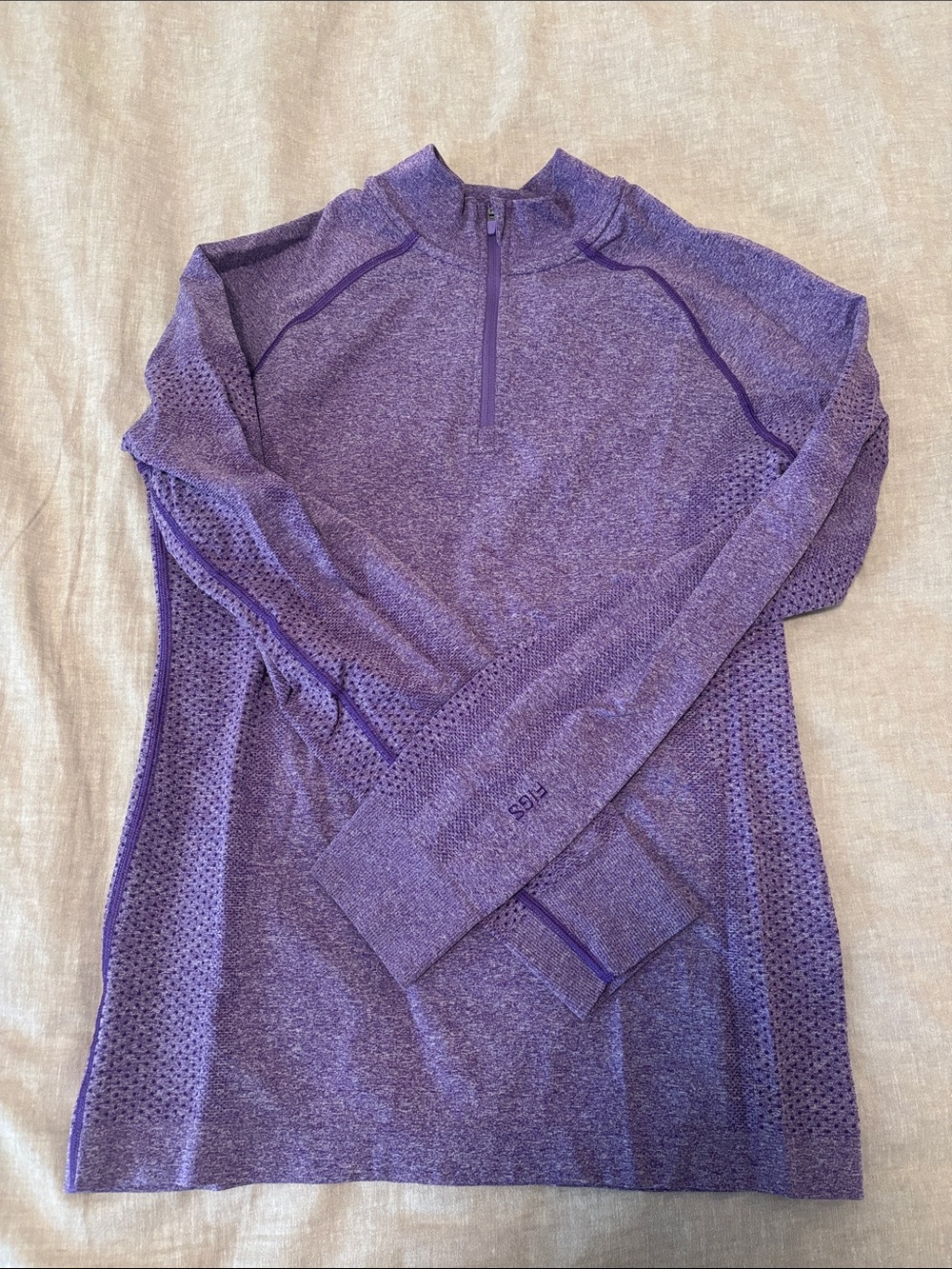 Figs Scrub Top Quarter Zip